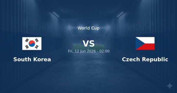 South Korea vs Czech Republic Prediction, Tips and Odds